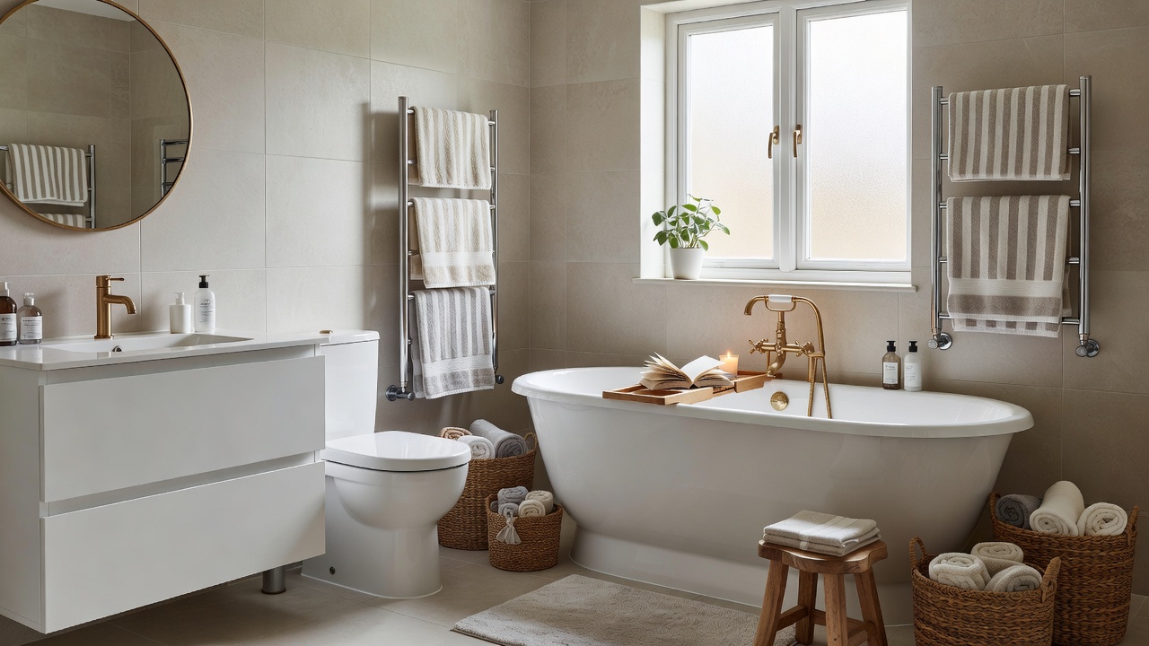 Family Bathroom before packing
