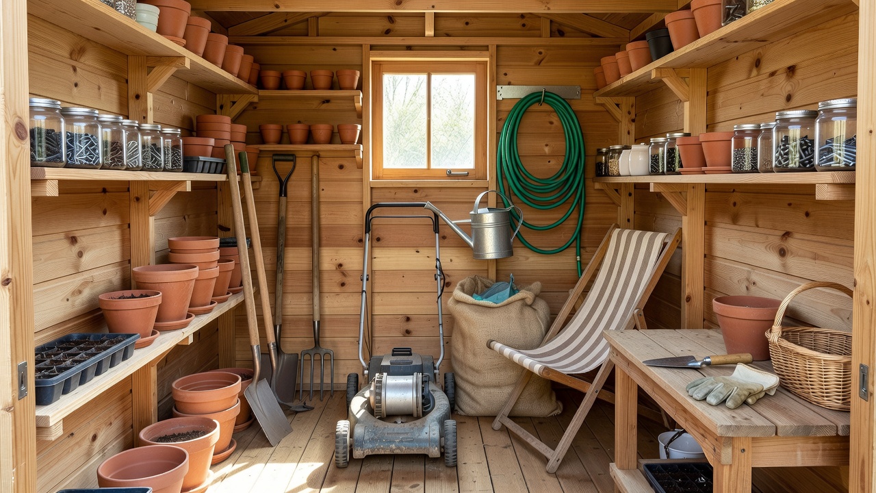 Garden Shed before packing