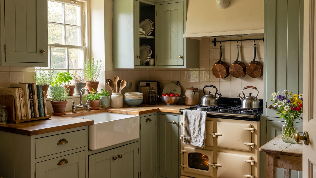 Shaker Kitchen before packing
