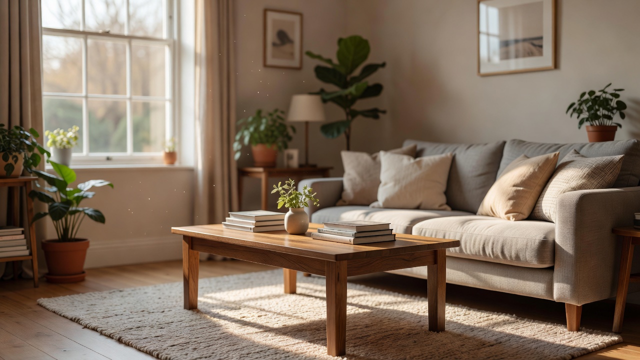 A cozy living room, the kind of home we move you into